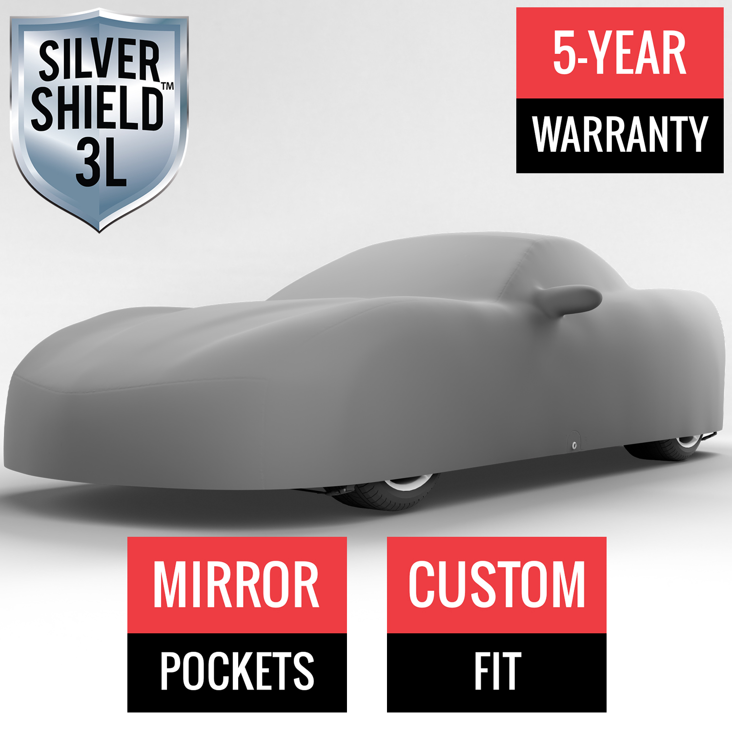 Silver Shield 3L - Car Cover for Chevrolet Corvette Z06 2006 Coupe 2-Door