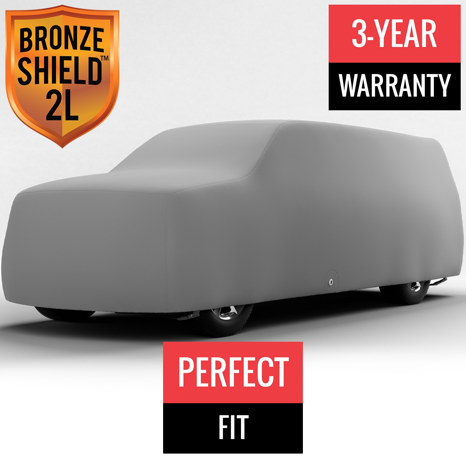 Bronze Shield 2L - Car Cover for Ford F-150 2015 SuperCrew Pickup 5.5 Feet Bed with Camper Shell