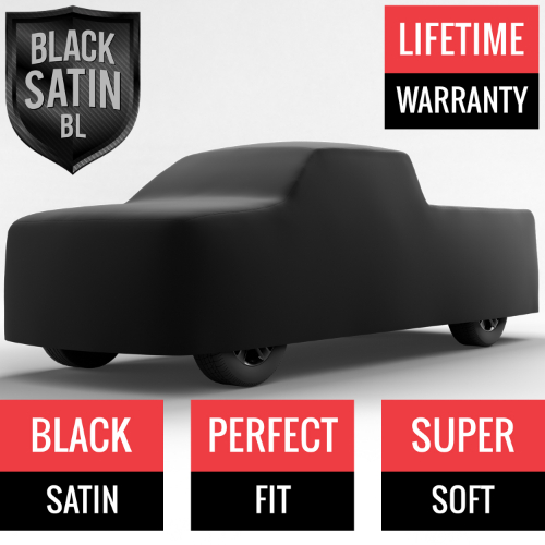 Black Satin BL - Black Car Cover for Hummer H2 2005 Pickup 4-Door