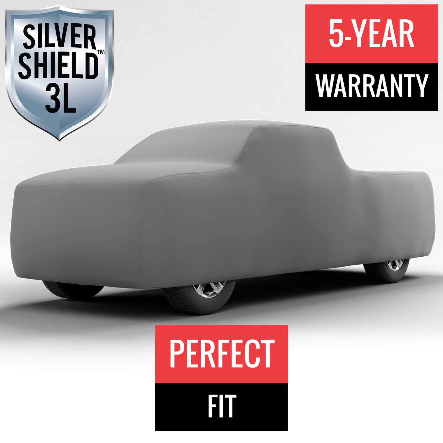 Silver Shield 3L - Car Cover for GMC C1500 1992 Extended Cab Pickup 8.0 Feet Bed