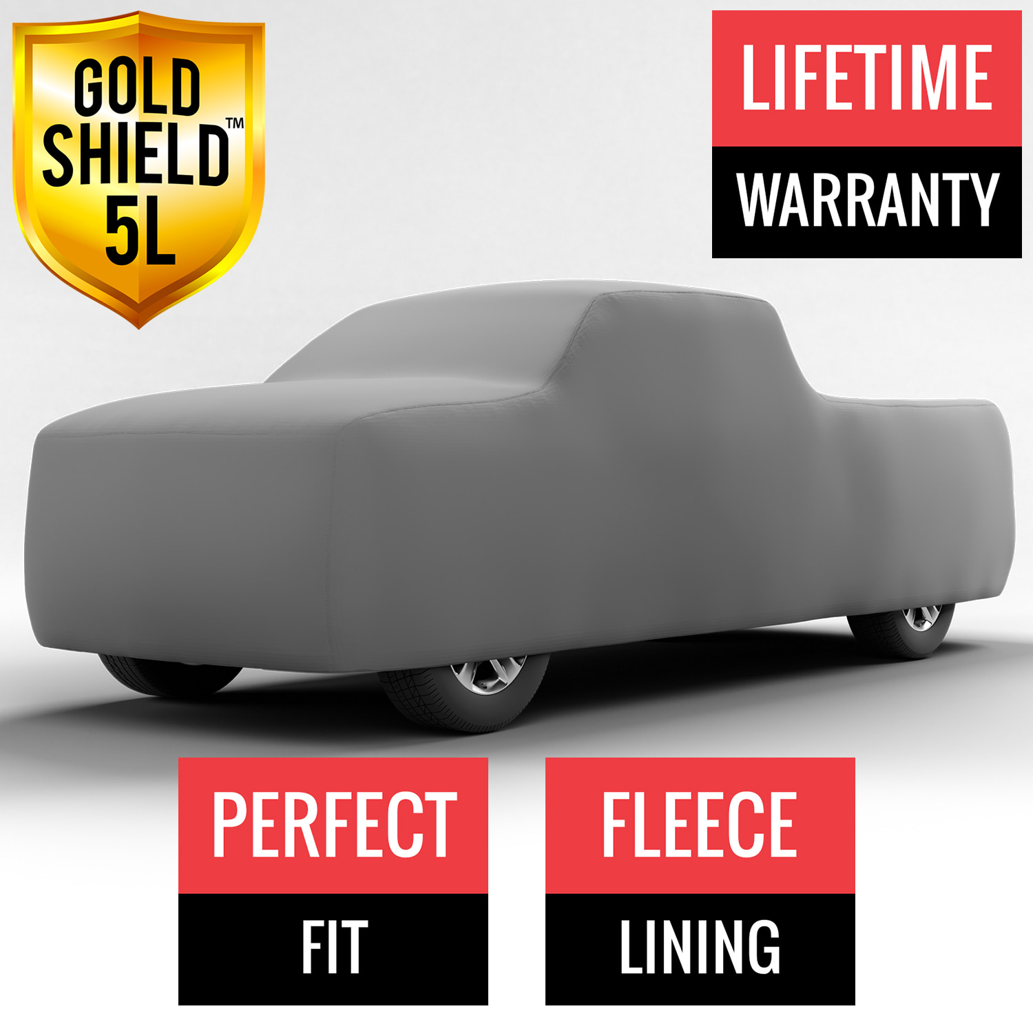 Gold Shield 5L - Car Cover for Chevrolet Silverado 2500 HD 2007 Crew Cab Pickup 8.0 Feet Bed